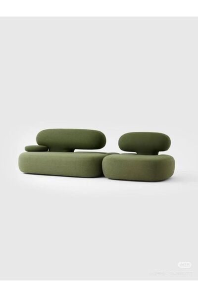 SCY Florein Modern İki Parça Koltuk Montajsız Kanepe