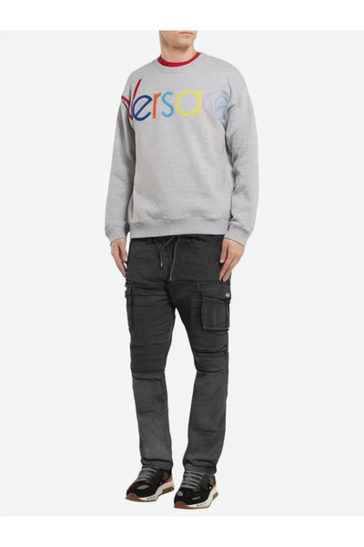 iza بنطال رجالي كارغو بستة جيوب قصة ضيقة