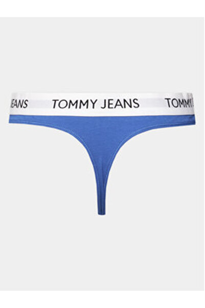 Tommy Jeans Tanga pentru femei UW0UW04956 albastră