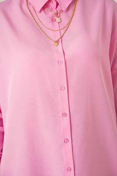 Hiccup Bdart Buttoned Long Poplin Shirt