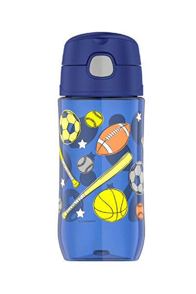 Thermos Kids Funtainer Plastic All Sports Bottle - Blue - 470ml