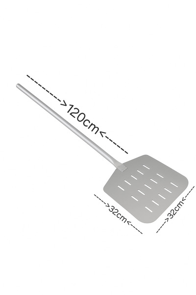 Gemi ticaret Delikli pizza küreği 32cm