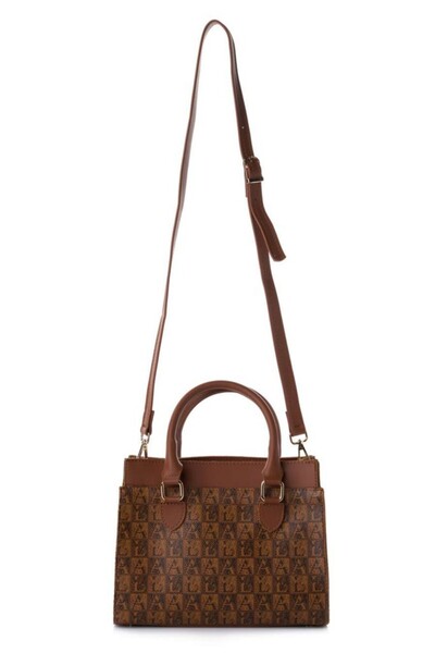 Lucky Bees Desenli Kadın El ve Omuz Çantası