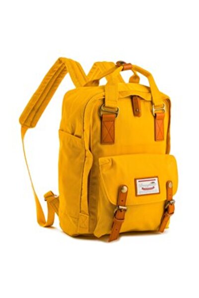 Doughnut σακίδιο πλάτης unisex σε σχήμα ντόνατ D010-0031-F κίτρινο