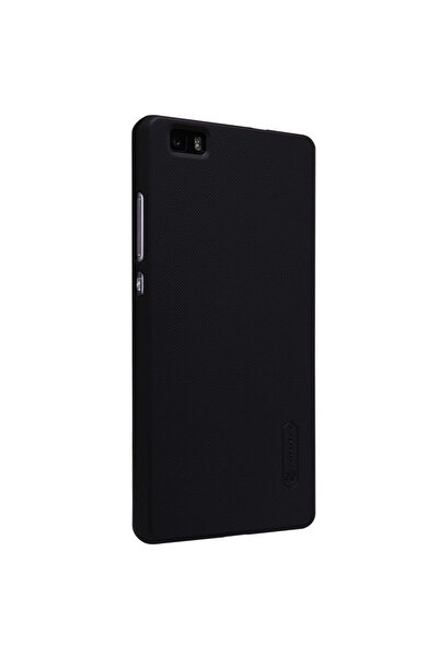Nillkin Husa Huawei Ascend P8 Lite (2015) cu protecție mată, neagră + folie d...