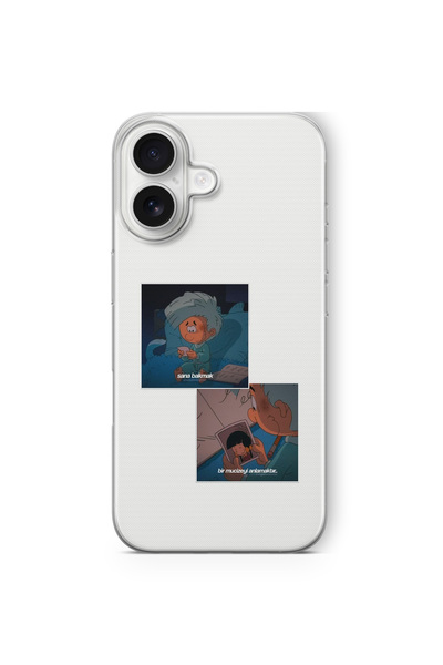 Multitronic حافظة شفافة مطبوعة بتصميم سيدريك متوافقة مع هاتف iPhone 17