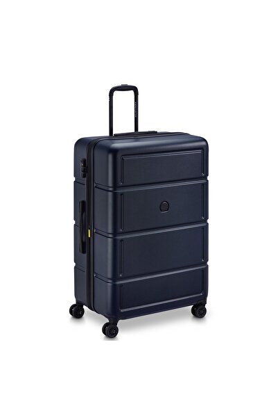 Delsey Camelia 4 Wheel Hard Trolley, 82 cm, Navy