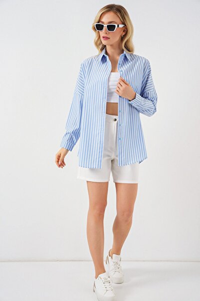 Hiccup BDART Підкладкова сорочка з великими смугами з попліну