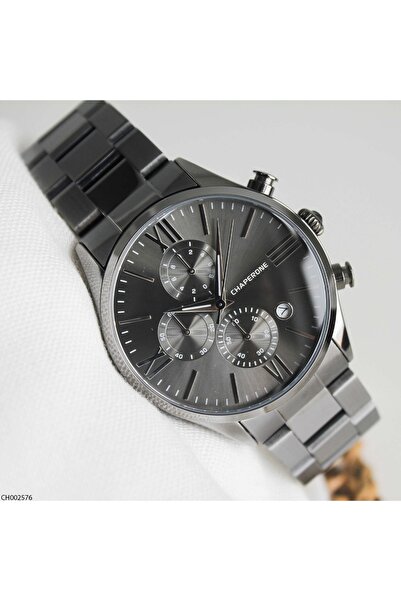 Chaperone ساعة يد رجالية بسوار فولاذي CH002576