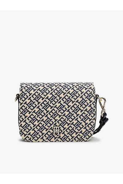 Tommy Hilfiger Women's Th Jacquard Flap Crossbody Bag