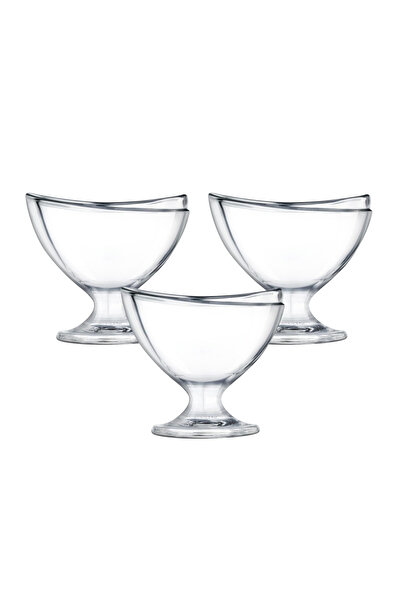 OCEAN By Styli طقم أكواب آيس كريم ديلايت، 3 قطع، 5.50 أونصة