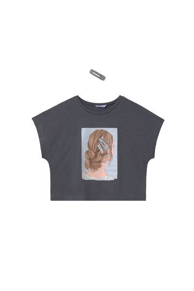 MAYORAL Girl T-Shirt 6021 Gray