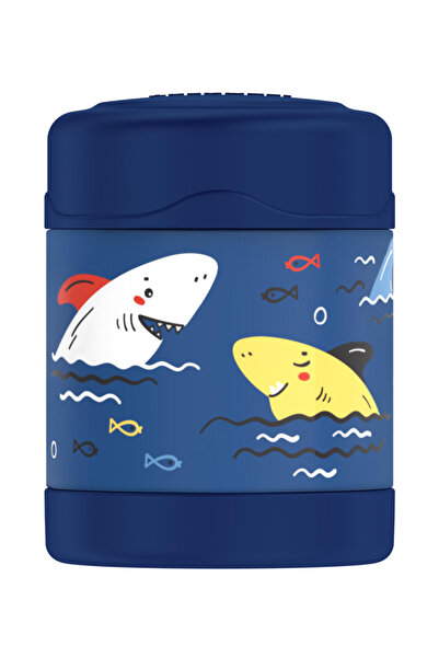 Thermos Kids Funtainer Stainless Steel Food Jar - Sharks - 290 ml