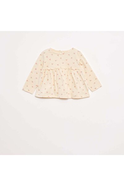 KIABI T-shirt + ribbed leggings set - 2-piece set BLUE