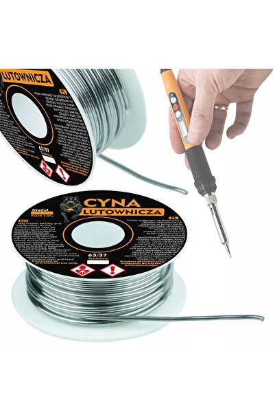 Rosfix Sârmă de Lipit Sn63Pb37 1mm 500g | 2% Flux | Punct Topire 183°C