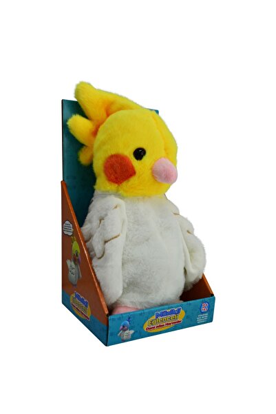 Halley Oyuncak Şarjlı Dans Eden Konuşan Papağan Oyuncak, Ses Tekrar Eden, Müzikli, Sarı