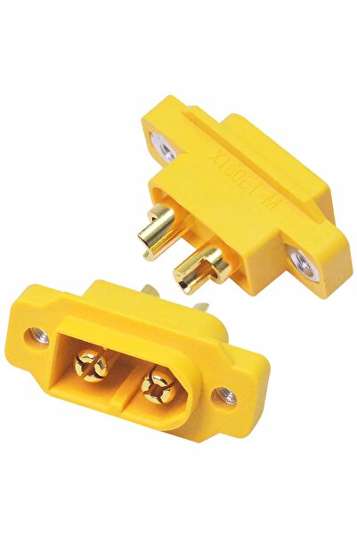 Rosfix Conector XT60E-M Amass | 30A Continuu, 60A Max, Montaj cu Șurub