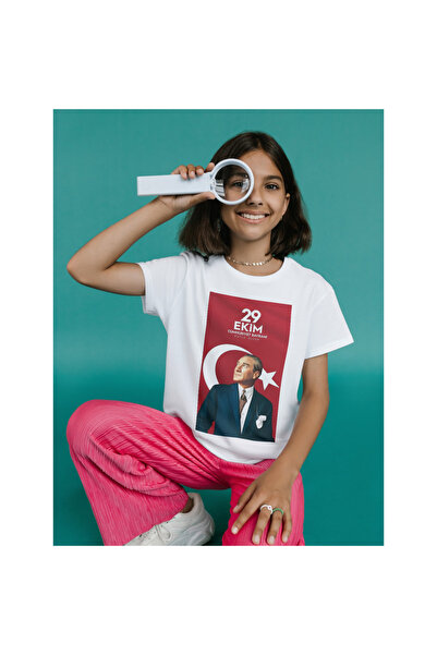 ALPŞAN TİCARET Μπλουζάκι για την Ημέρα της Δημοκρατίας της 29ης Οκτωβρίου Μπλουζάκι της 29ης Οκτωβρίου 102. Ειδικό Σχέδιο Μπλουζάκι Έτους