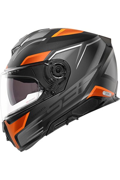 Schuberth S3 STORM ORANGE KAPALI MOTOSİKLET KASKI