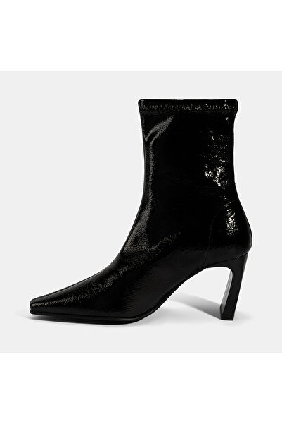 Desa Kadın Siyah Kalın Topuklu Stretch Bot
