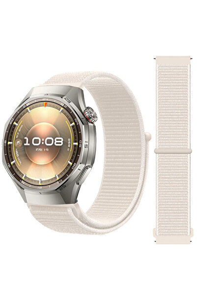 Sneezy Huawei Watch GT6 Pro 46mm İle Uyumlu Ayarlanabilir Cırt Cırtlı Yumuşak...