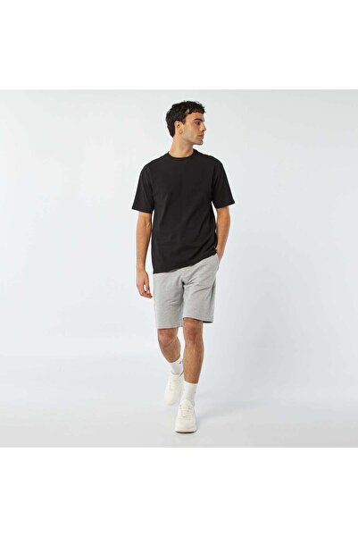 KIABI Jogger-style sports shorts GREY
