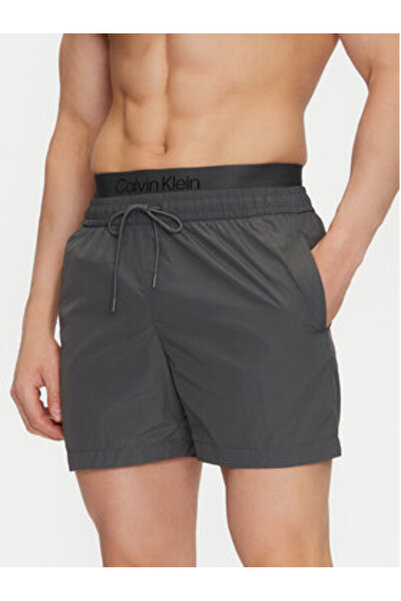 Calvin Klein Ανδρικό μαγιό σορτς KM0KM01104 Γκρι