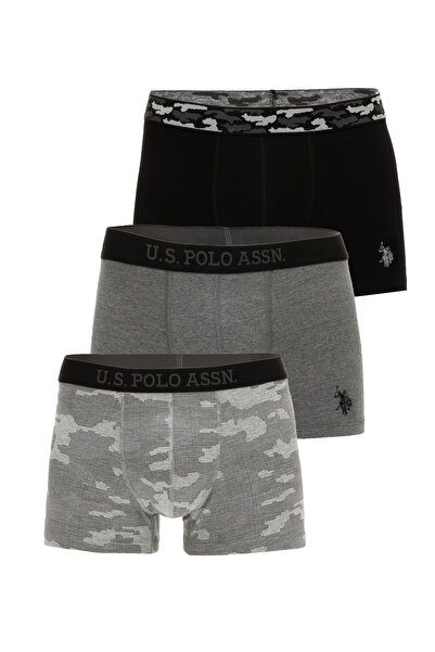 U.S. Polo Assn. Erkek 3'lü Boxer Takımı 50318637-VR086