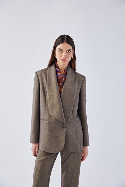 IDYL Wide Collar Oversize Jacket Set