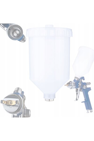 Rosfix 600ml HVLP Spray Gun Tank | Chemical Resistant Material