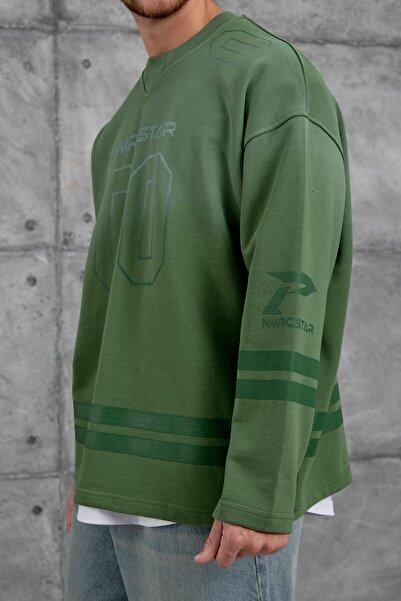 NOMARC Πράσινο φούτερ Nmrc 00 με τύπωμα Oversize
