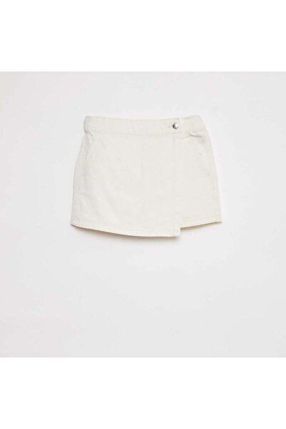 KIABI Denim skort WHITE