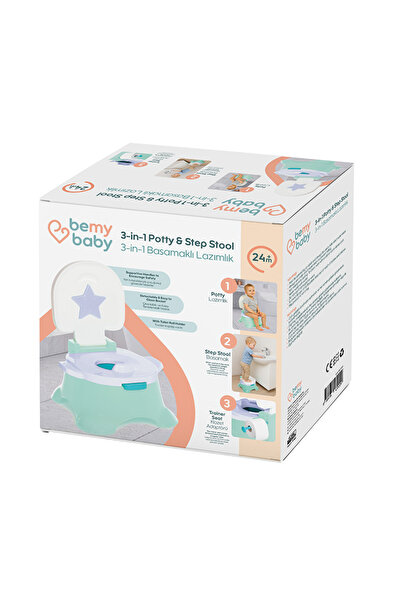 Bemy Baby Bebek Eğitici Basamaklı Lazımlık 3in1