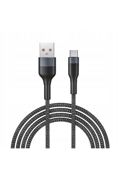Rosfix USB-A to USB-C Cable 1M – Tangle-Free, Flexible | Charging + Data