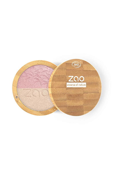 Zao Essence of Nature Pudră Iluminatoare Organică - 311 Pink & Gold - Strălucire Naturală