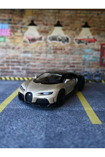 bebeym Bugatti Metal Oyuncak Araba Gold