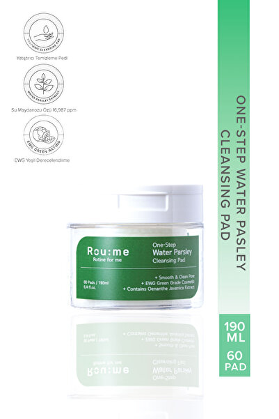 ROU:ME Roume Su Maydanozu Gözenek Pedi 60 Adet Gözenek Bakımı Niacinamide,Sal...