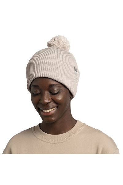 Buff Knitted Renvi Beanie, Unisex Beannie