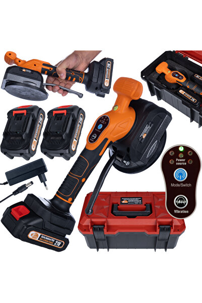 Rosfix Ventuză Vibrantă OM21V Set | 21V, 120kg, 2 Baterii, Cutie Transport