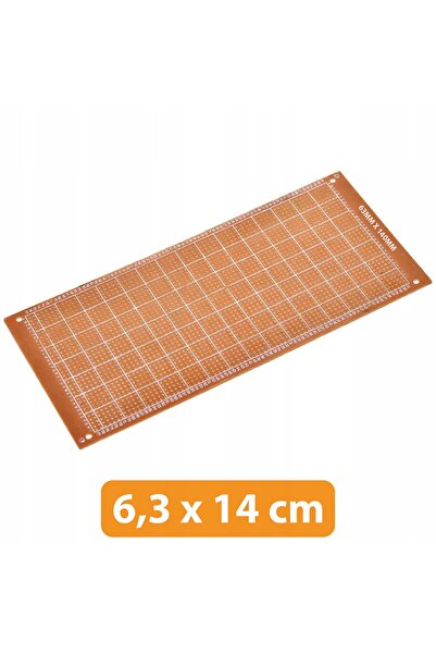 Rosfix Universal THT Prototype Board 63x140 mm | Raster 2.54 mm