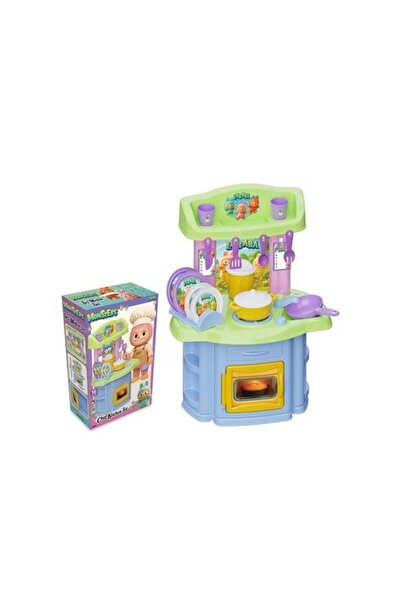 hak-iş oyuncak مجموعة ألعاب المطبخ الملونة من ديدي مونستر شيف - 16 قطعة