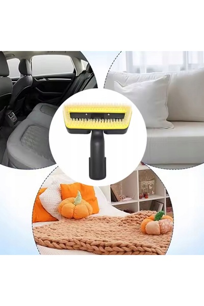 Rosfix Perie Manuală Abur Rectangulară | Compatibil cu aparat abur Kärcher SC1–SC5