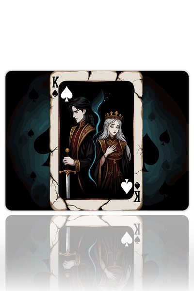 urzuva Hearts Divided XXL Gaming Oyuncu Mouse Pad 48x40cm 4mm,