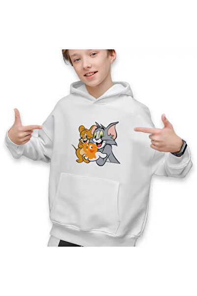 OEM Παιδικό Φούτερ Tom and Jerry Lamput για Αγόρια