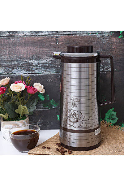 KRYPTON 1.3L Vacuum Insulated Flask Jug – Double Wall Thermos for Hot & Cold Drinks, Portable & Durable