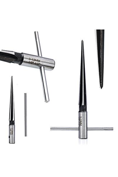 Rosfix Burghiu Conic 3–13MM | Oțel Călit, 6 Canale, Mâner Tip T