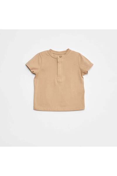 KIABI Short-sleeved T-shirt and lightweight trousers set - 2-piece set BEIGE