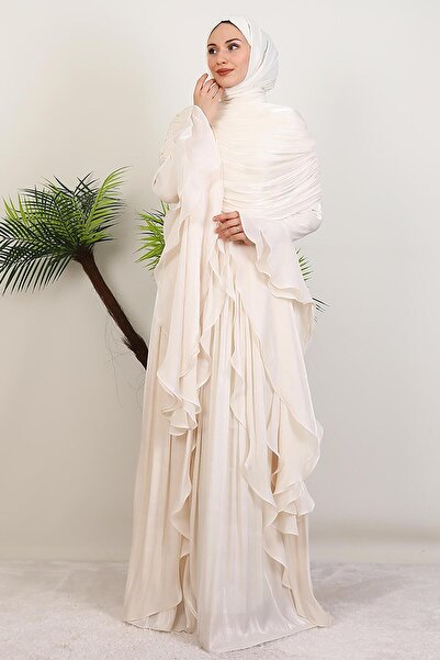 giz astore Ebru Yoryo Abiye Krem