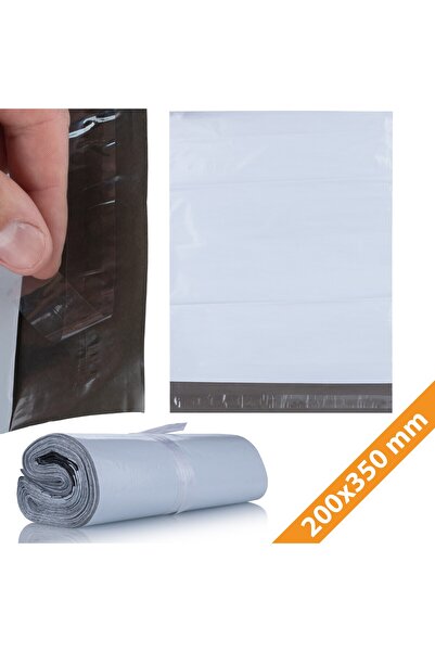 Rosfix Set Folioplicuri Curierat 200x350mm 100 Buc | LDPE Alb, 50µm, Autoadeziv