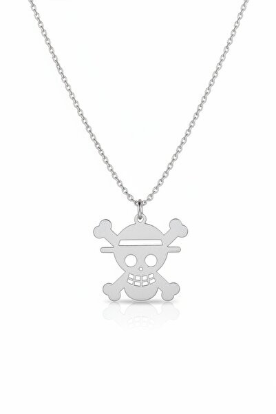 Liber One Piece Skull Kolye - Paslanmaz Çelik